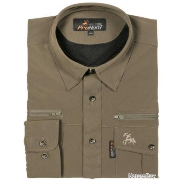 Chemise  manches longues Anti tique beige Verney Carron