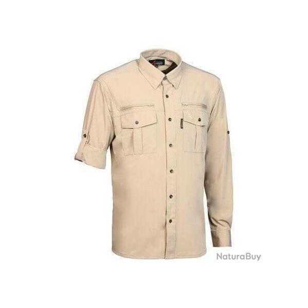 Chemise  manches longues Anti tique beige Verney Carron