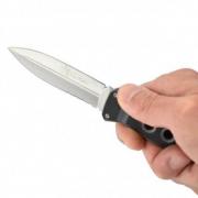 Couteau droit boucle ceinture noir - Couteaux tactiques et de combats  (6846306)
