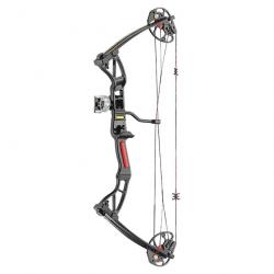 Arc à poulies EK Archery Rex RH Noir 15-55 lbs