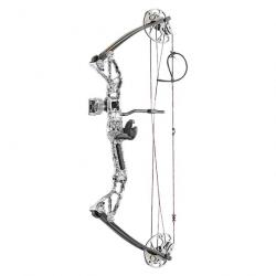 Arc à poulies EK Archery Rex RH Camouflage blanc 15-55 lbs