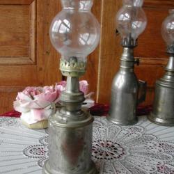 Ancienne LAMPE HIRONDELLES 1900 à Essence Garantie Inexplosible Idem PIGEON Déco