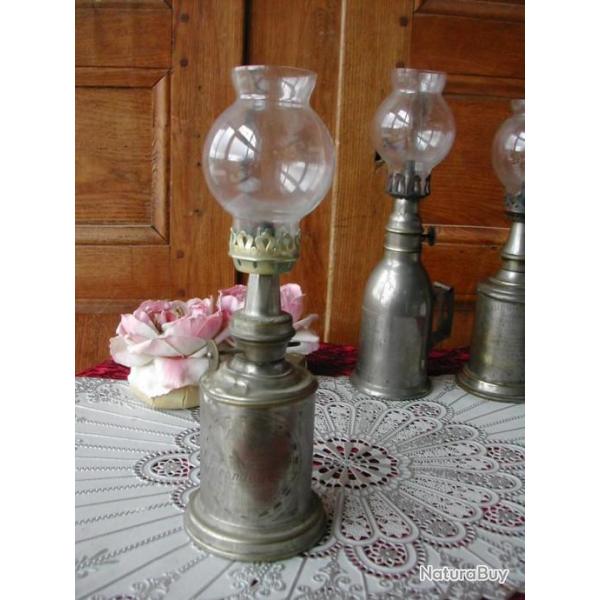 Ancienne LAMPE HIRONDELLES 1900  Essence Garantie Inexplosible Idem PIGEON Dco
