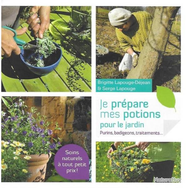 Je prpare les potions pour le jardin