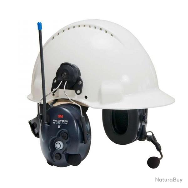 3M Peltor WS LiteCom Plus  - Bluetooth, PMR446 - Attaches-casque