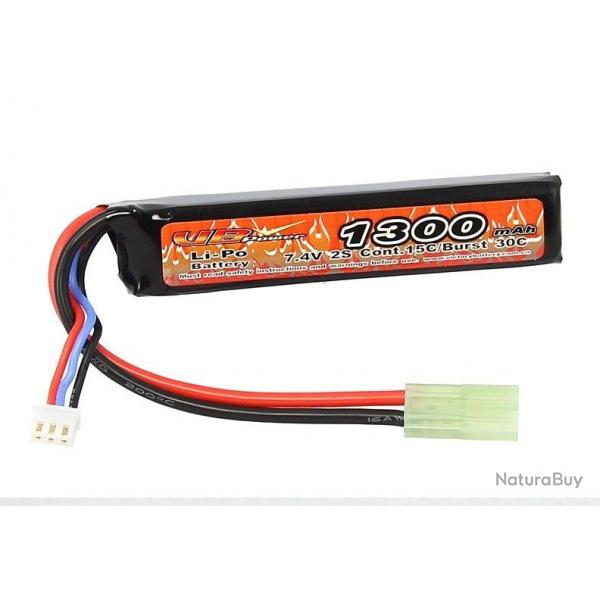 Batterie LiPo 7,4v Stick 1300 mAh Amoeba (VB Power)