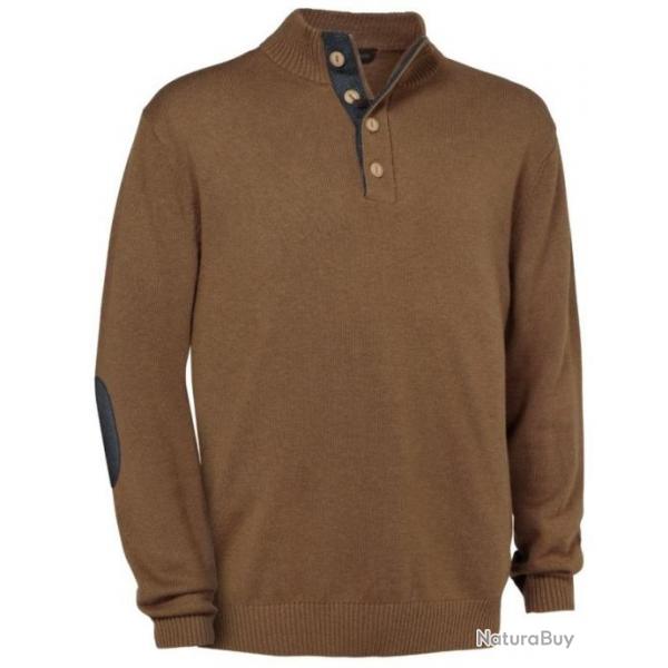 Pull de chasse Warren marron Club Interchasse