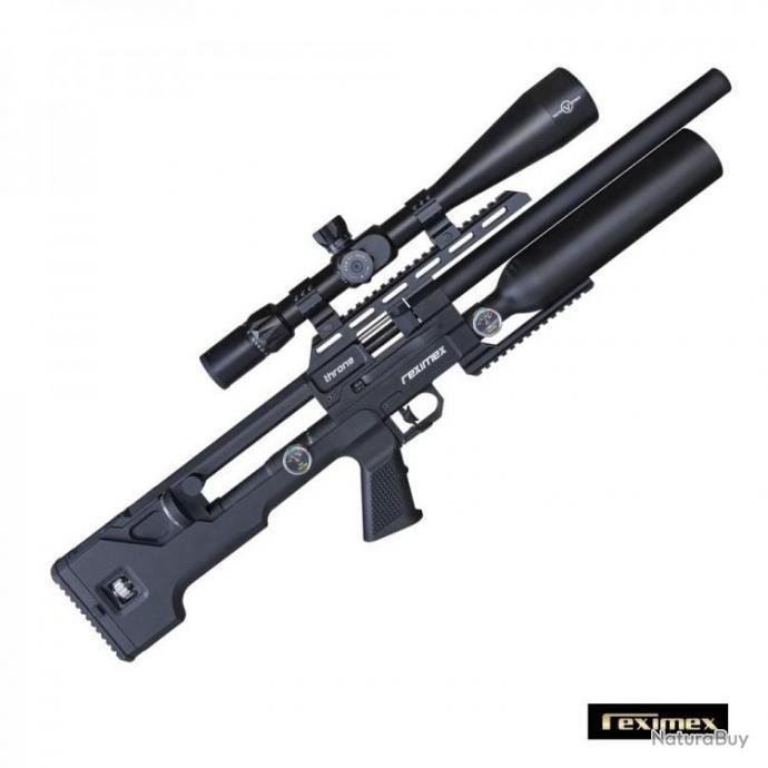PCP REXIMEX THRONE carabine Cal. 4,5 mm 19,9 Joule2 Carabines PCP et CO2 moins de 20 joules PCP REXIMEX THRONE carabine Cal. 4,5 mm 19,9 Joule2 Carabines PCP et CO2 moins de 20 joules