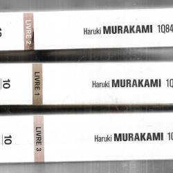 1q84 d'haruki murakami  roman japonais livre 1 à 3