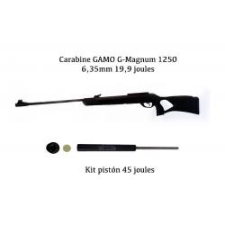 GAMO G-MAGNUM 1250 carabine CAL. 6,35 mm,19,9 julios + KIT PISTON ( 45 joules )-2