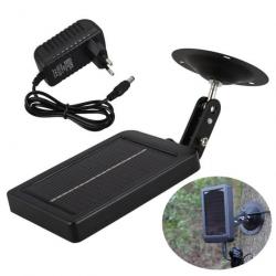Kit de recharge de batterie solaire pour caméra de surveillance de chasse Panneau d'alimentation