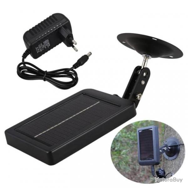 Kit de recharge de batterie solaire pour camra de surveillance de chasse Panneau d'alimentation