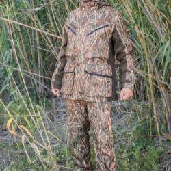 SOMLYS - Veste légère camouflage roseaux étanche 475W