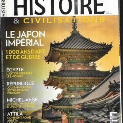 le monde histoire et civilisations 27 loisirs en mésopotamie, japon impérial, attila, mékétré,