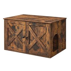 Maison de toilette pour chats 80 cm marron rustique 12_0003668