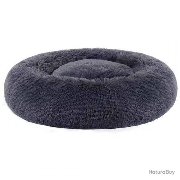 Panier pour chien lit pour chat doux 70 cm gris fonc 12_0001208