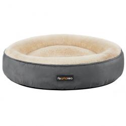 Panier pour chien rond lit chat donuts diamètre 70 cm gris foncé 12_0001212