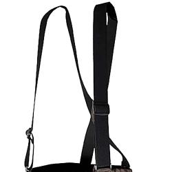 Bretelles cuissard Corduryl 2 reposes mains nylon polyester noir