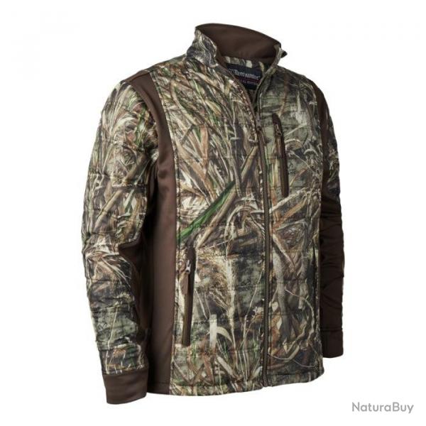 Veste de chasse isolante DeerHunter Muflon avec zip - Camo Roseaux / 4XL