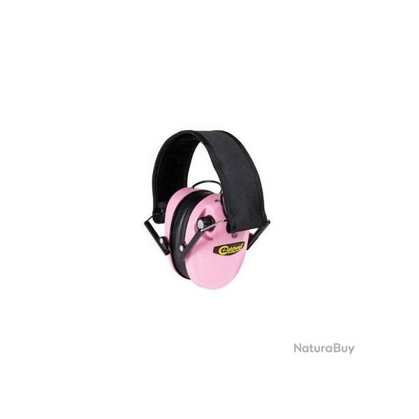 CALDWELL Casque electroniquee max low rose