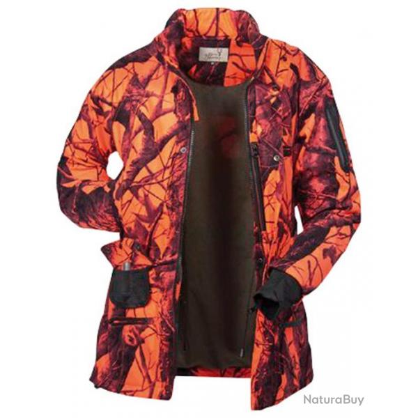 Veste de chasse pour femme (Couleur: camo orange, Taille: 38)