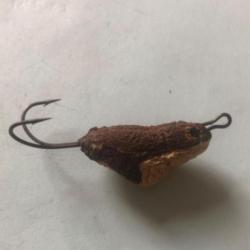 1 leurre ancien grenouille 3 cm pêche carnassier occasion collection
