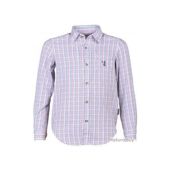 Chemise enfant  petits carreaux rouge PERCUSSION