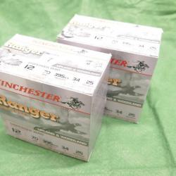 2 Boites de 25 cartouches Winchester Ranger Disperser Cal. 12 N°7