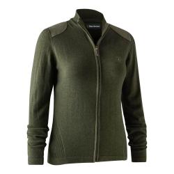 Cardigan Femme Deerhunter Darlington Green Melange