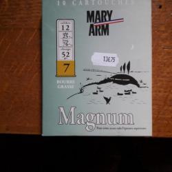 Cartouches MARY ARM MAGNUM pour calibre 12 - par 10 -