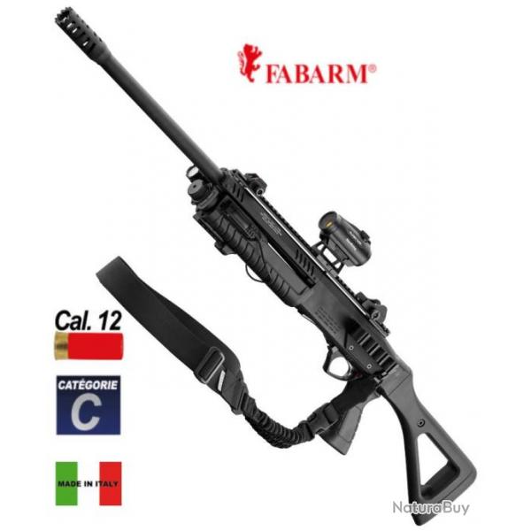 Pack Fusil  Pompe Fabarm STF 12 Professional + Point Rouge + Lampe + Sangle + Cartouchire