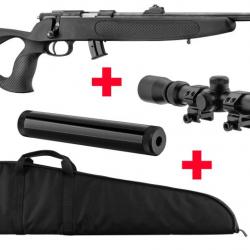 Pack carabine BO Manufacture cal. 22 LR lunette 3-9x40