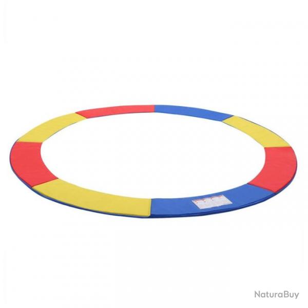 Coussin de protection pour trampoline diamtre 244 cm pvc trois couleurs largeur 30 cm paisseur 2