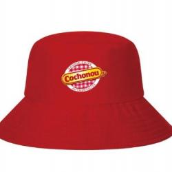 Chapeau Bob Cochonou rouge taille 60 cm - LIVRAISON OFFERTE