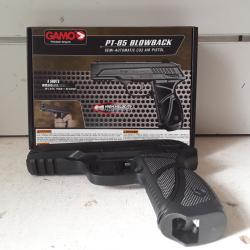 Pistolet a plombs Gamo PT-85 BLOWBACK NOIR cal.4,5mm Co2 3,91joules