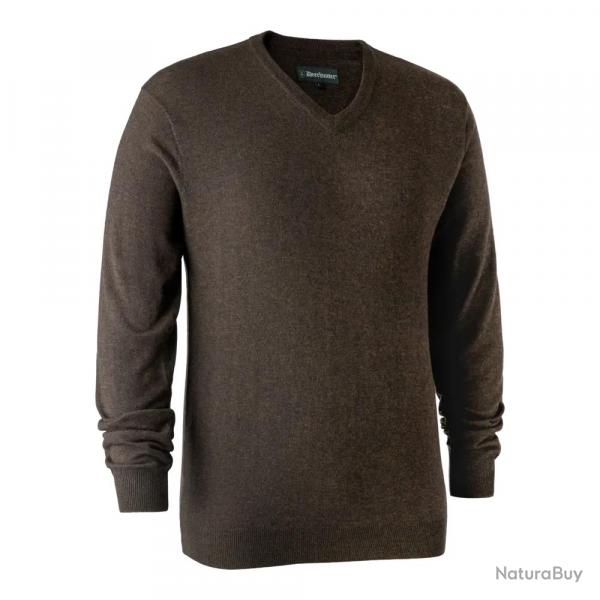 Pull De Chasse Col V Deerhunter Kingston Dark Elm
