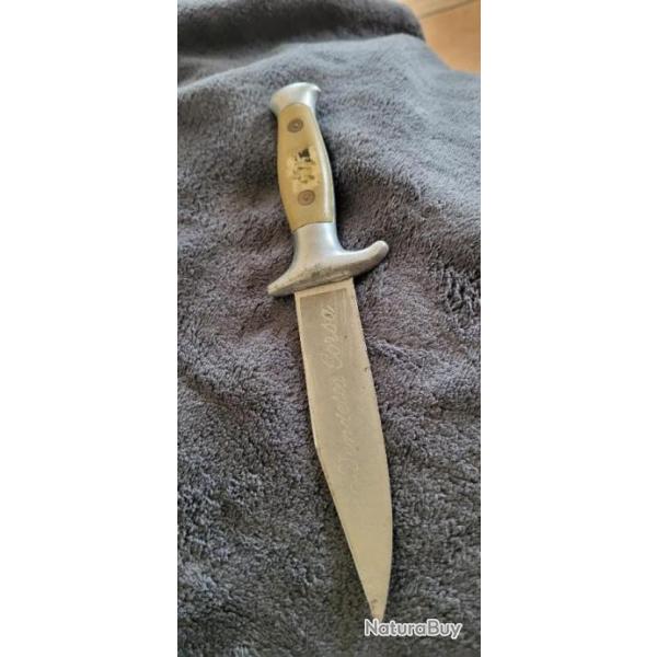 Couteau de chasse corse  ancien et rareGrav BESSET Mdaille d or