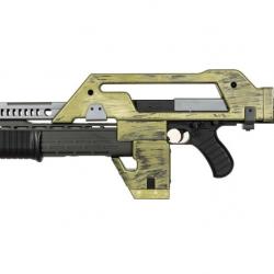 M41 Pulse Rifle Alien w/ Compteur Alien Edition (Snow Wolf)