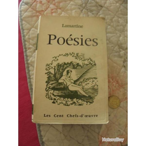 livre lamartine poesies les cent chefs-d'oeuvre 1961