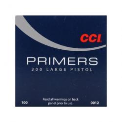Amorces CCI Primers Standard 300 Large Pistol /100