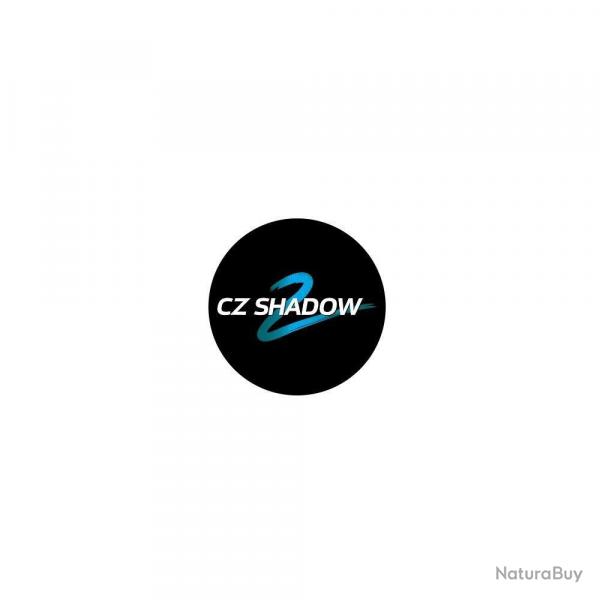 Autocollant CZ Shadow 2 - 2,5 cm, NOIR