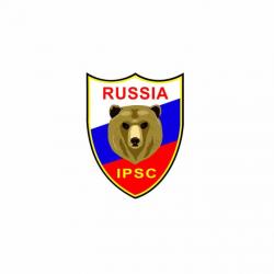 IPSC Russia Sticker - 4,5cm