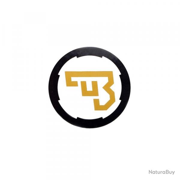 Autocollant avec logo CZ - 4 cm