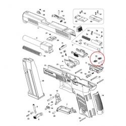 Ressort de détente pour CZ P-10 - 2 pcs.