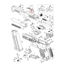 ressort d'extracteur pourCZ P-07/P-09/P-10