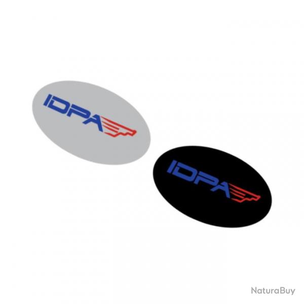 IDPA Sticker - 75x45mm, NOIR