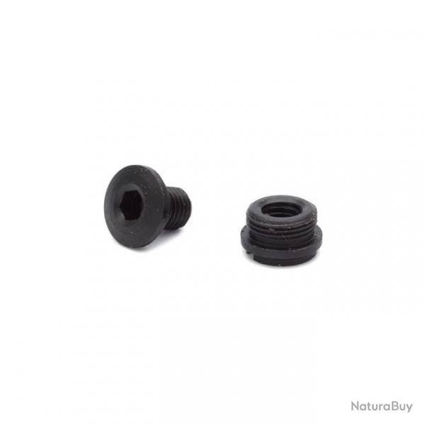 Bushing pour vis de plaquettes 1911, NOIR, hauteur: 4,0 mm