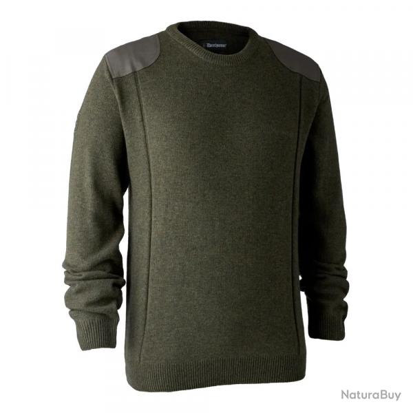 Pull De Chasse Col Rond Deerhunter Sheffield Green Melange