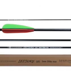 Lot de 25 flèches Core Leisure 5mm en fibre de verre 20 lbs 30"