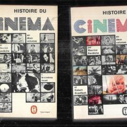 histoire du cinéma tome 1 et 2 le cinéma muet et le cinéma parlant robert brasillach et m.bardèche